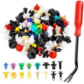 Nilight 501PCS Universal Car Clips Mixed Auto Bumper Fender Trim Door Shield Engine Retainer Rivet Push for GM Ford Chrysler Toyota Lexus Honda Acura Dodge Jeep Fastener Remover,2 Years Warranty