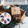 Chakra Worry Stone for Anxiety, 7 Chakra Crystals Healing Stones,