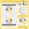 6 Pcs Bee Kitchen Towels 15.8 x 23.6 Inches Honey
