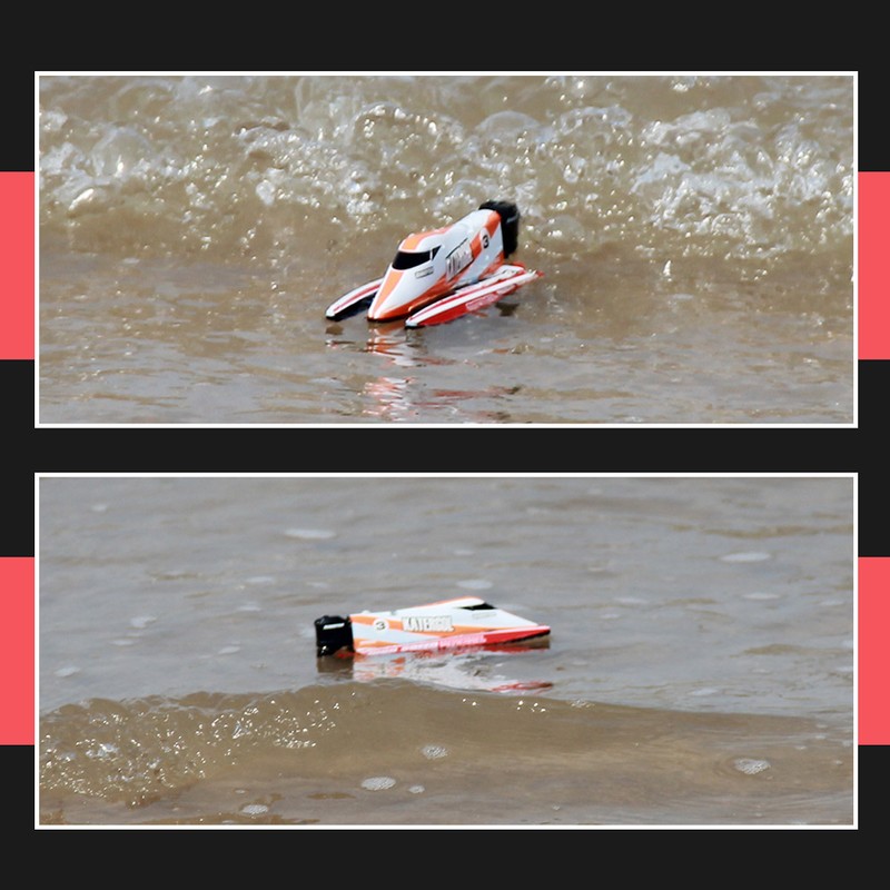 RC 2.4GHz Remote Control 4 Channel Mini Boat Racing Speedboat