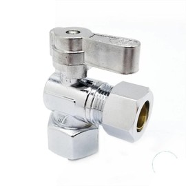GULUANT Replacement 1/2 Inch FIP x 1/2 Inch Comp Quarter Turn Brass Angle Stop Valve for Thrifco Plumbing 4406461