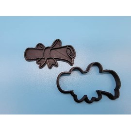Graduation Scroll Diploma Cookie Cutter & Stamps