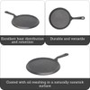 IMUSA 9.5in Preseasoned Cast Iron Comal for Tortillas, Arepas, Quesadillas,