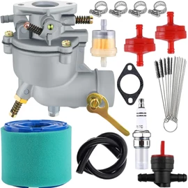 Carburetor Tune Up Kit Fits for Briggs and Stratton 390323 195422 170401 394228 398170 194412 190400 190432 190402 7HP 8HP 9HP Horizontal Engines Troybilt Carb Parts