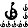 M3Druck® Pack of 8 Hooks for Piping Rail; Camping Awnings