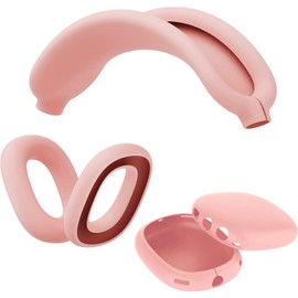 TONGJIE Silicon Case Compatible with AirPods Max, Overhead Cover | Earcup Cover | Ear Pad Cover Cases (Black)