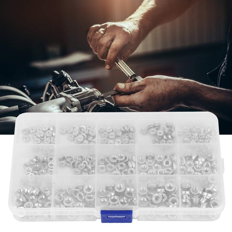 300pcs Nuts Kit Metal Self Clinching Nuts Pressure Riveting Nuts