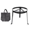 Fdit Folding Camping Tripod, Professional Campfire Grill Stand with Folding
