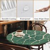 artslion Outdoor Round Tablecloth with Elastic Band 52In (130Cm) Elastic