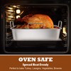 P&P CHEF 14" Roaster Roasting Pan with Baking Rack and