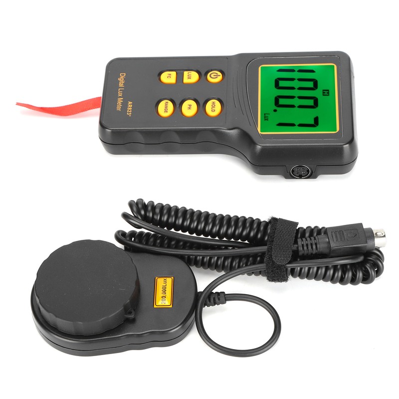 Illuminance Meter Photometric Measurement Data Retention Accurate High Sensitivity 3‑Gear