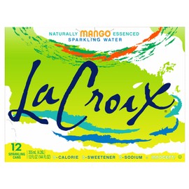 LaCroix Water Sparkling Mango 12 fl. oz (Pack of 24)