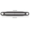 Body Mount 66mm Carbon Fiber Body Pillar Reinforcement for TT02