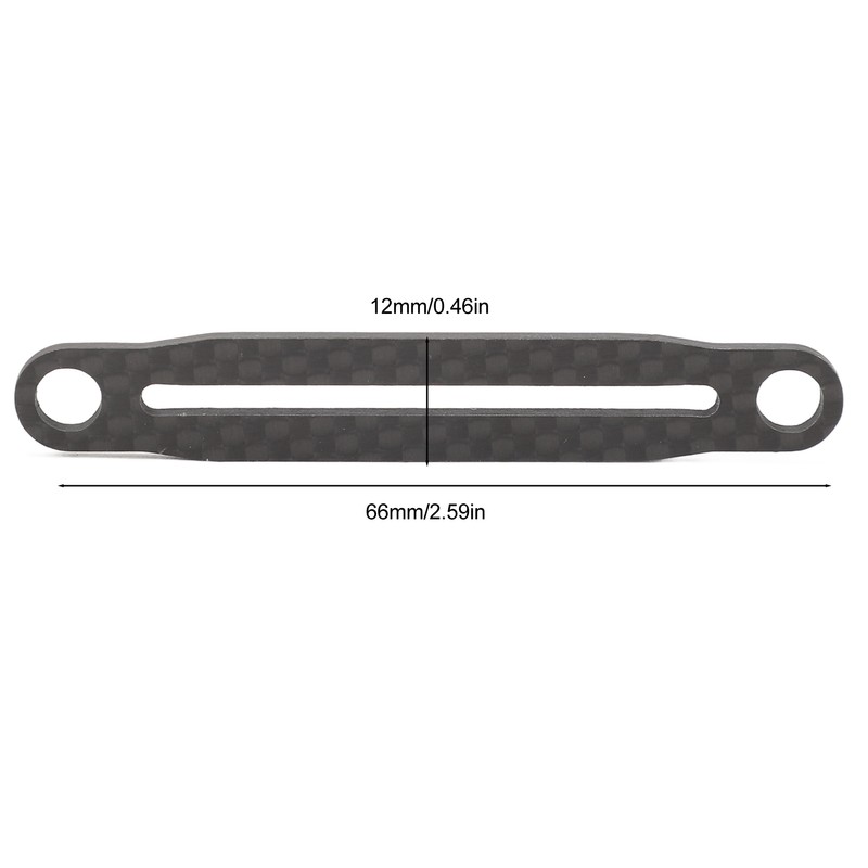 Body Mount 66mm Carbon Fiber Body Pillar Reinforcement for TT02