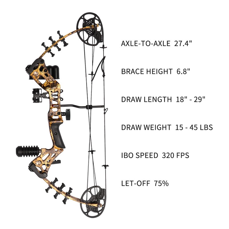 AKCHOER Compound Bow and Arrow Kit Youth Bow and Arrow