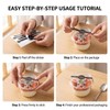 100Pcs Black Handmade Food Baking Seal Stickers for Pastry Wrapping