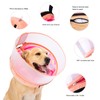 Inflatable Dog Cone Collar with Enhanced Anti-Licking, Soft Neck Donut