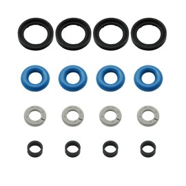 4 Sets 35310-2GGA1 Fuel Injector Seal Repair Kit Fits for Hyundai Sonata 2015-2017 Sorento 2.4L 2016-2018,Replace 35310-2GGA0 353102GGA0