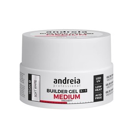 Andreia Professional Gel Builder Monophasic LED and UV - Gentle White 22 g