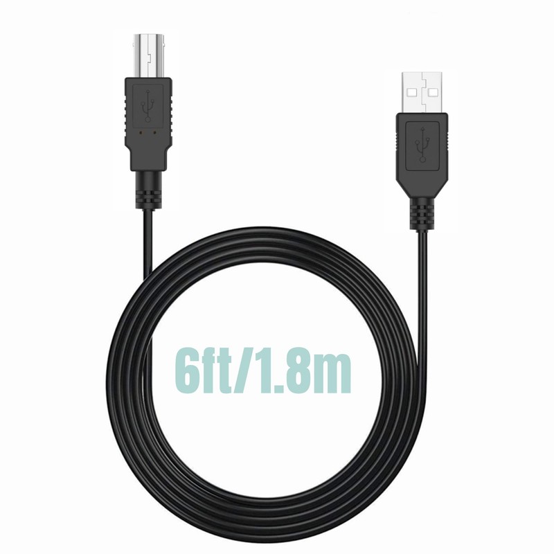 SLLEA 6ft USB Cable Replacement for Numark Mixdeck Universal DJ