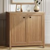 KOLIGEY Buffet Cabinet Sideboard Pantry Kitchen Cabinet with Extra Thick
