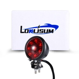 LOKLISUM Motorcycle Rear Light 12 V 8 LED Brake Tail Light Motorcycle Universal for Street Bike Chopper Bobber Cafe Racer Cruiser CB1300 883 Iron