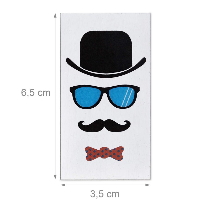 Relaxdays Lightbox Supplement Set 240 Crazy Characters with Letter and