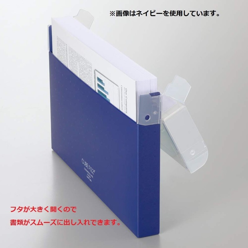 Lihit Lab A6024-7 Document File Case, Congress Case, A4 CUBE