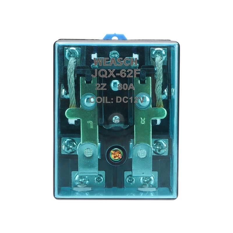 High Power Relay JQX-62F-2Z, Coil Voltage DC 12V 80A, DPDT