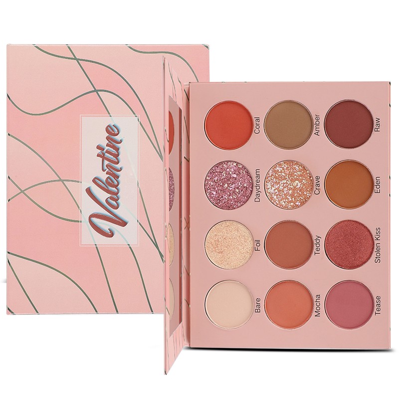 12 Colors Eye Shadow Waterproof Matte Glitter Eye Shadow Makeup