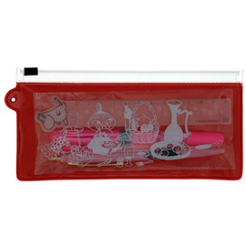 Sunstar Stationery Moomin Pen Ruler Set, Red, S4480015