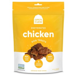 Open Farm Premium Dehydrated Chicken Treats for Dogs 45 Pound USA Farm Raised