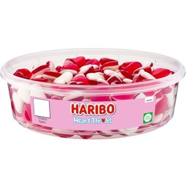 Haribo Heart Throbs 150pcs 480g Tub (Pack of 1