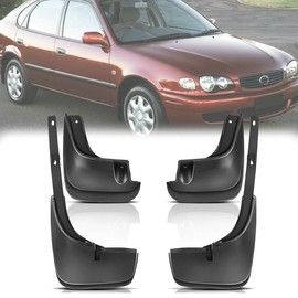 4Pcs Mud Flaps Splash Guards Replacement for 1998-2002 Toyota Corolla Sedan 4-Door Mudguards Mudflaps