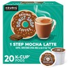 The Original Donut Shop Mocha One-Step Latte, Single Serve Coffee