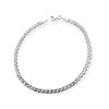 925 Sterling Silver Curb Chain Bracelet, 4mm Width, Double Link