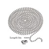 3 Meters Ball Chain,120 Inch Beaded Ball Pull Chain,4.5 mm