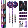CyeeLife Steel Tip Darts Set,3 Pack Professional Dart with 6
