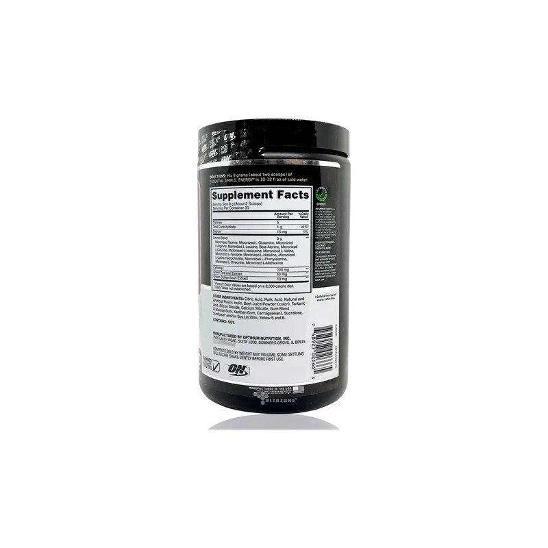 Amino Energy Sabor Ponche 30 Serv. 270 Grs On.