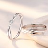 Bishilin Matching Rings for Couples, Promise Rings Sterling Silver 925