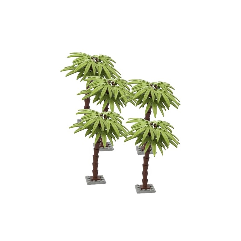 LONESTAR Bricks Building Blocks City Building Kit Trees 5 x