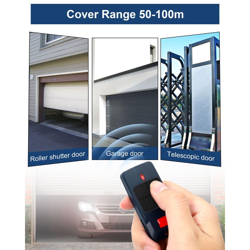 433 MHz Remote Control Handheld Transmitter for Mitto Cool C2