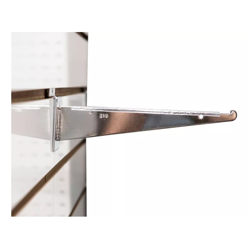 Exhivit Mensula Gancho Panel Ranurado Exhibipanel 20 Cm C/30pzs