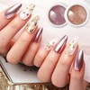 WUSJCOF 6pcs Nail Powder, Spiegel Effekt Chrome Pigmente für Nagelkunst