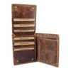 Greenland Nature Montana Leather Wallet 10.5 cm, brown, coin purse