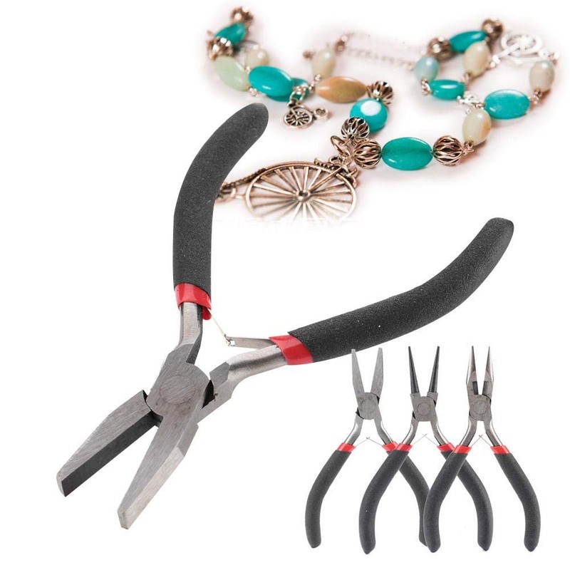 Betued 3 Pieces Multifunctional Pliers for DIY Professional Jewelry Pliers