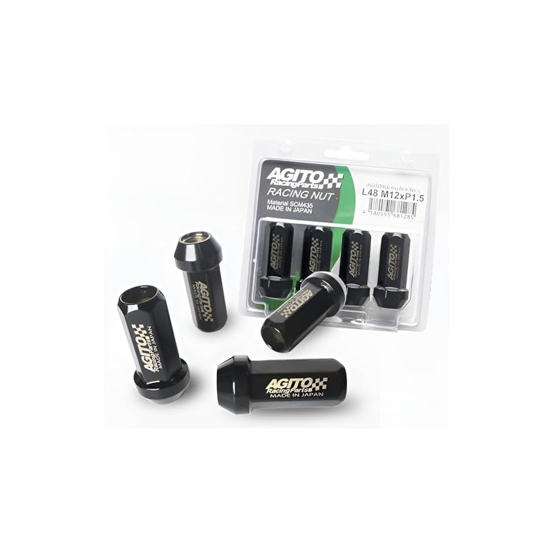AGITO Super Racing Nut L48 Thru Racing Nut with Laser