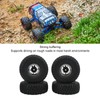 4PCS 1.9in Wheel Tires with 10 Holes Hub Uneven Gravel