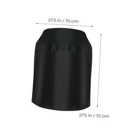 Kisangel BBQ Grill Cover Durable Outdoor Barbecue Protector for Round Fire Pits and Grills Weather Resistant Versatile Use Easy to Clean