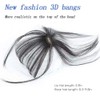 Invisible Human Hair Toppers For Women 3D Air Bangs Hair